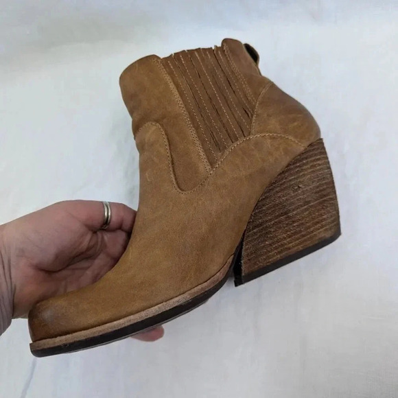 Korkease Chandra brown leather bootie, women's size 9.5 - Picture 13 of 13